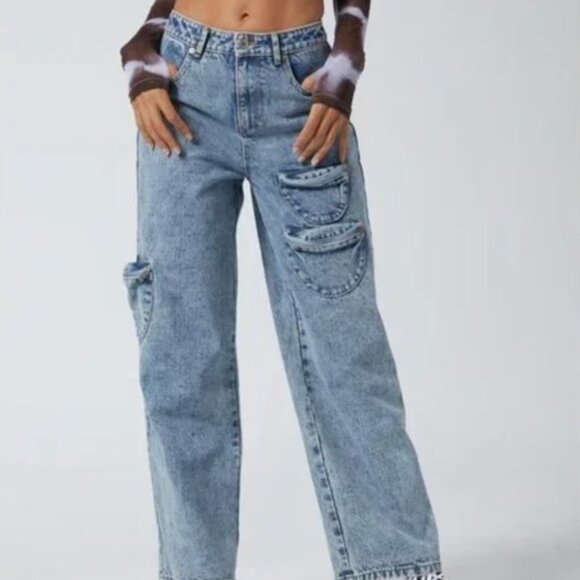 BY DYLN Carson Jeans Light Blue - Picture 2 of 5